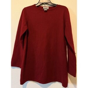 Vintage Randolph Duke Angora Blend Sweater – Women's Small Tunic Red/wine Color